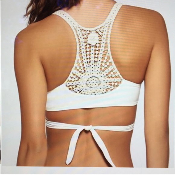 L*Space Crochet Joey Wrap Convertible Bikini Top - Picture 10 of 16